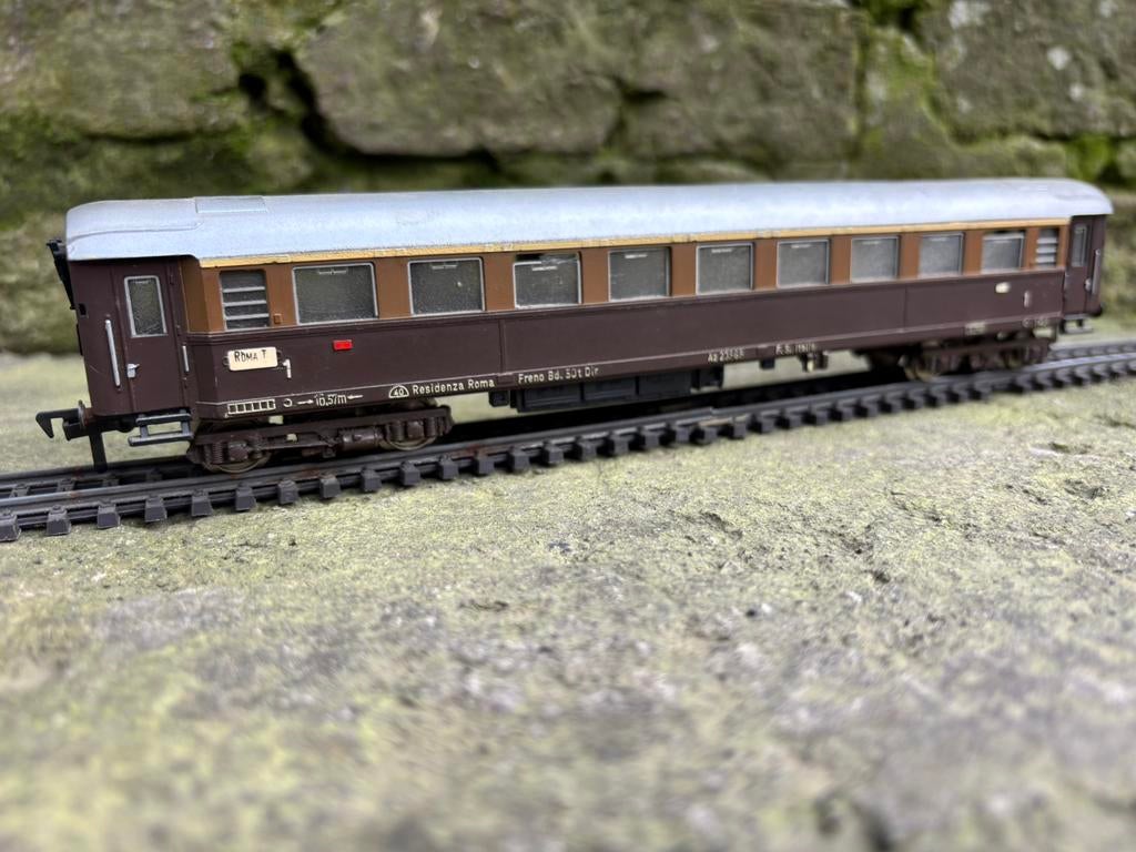 Italiaanse FS-wagen Fleischmann HO, Ophalen of Verzenden, Zo goed als nieuw, Wagon, Fleischmann