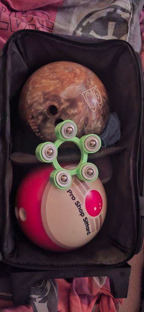 Bowling ballen plus tas, Sports & Fitness, Enlèvement ou Envoi, Sac