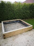 Houten zandbak 209 x 209 x 36cm, Kinderen en Baby's, Speelgoed | Buiten | Zandbakken, Ophalen