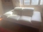 Canapé cuir blanc/ /, Enlèvement, Utilisé, Cuir