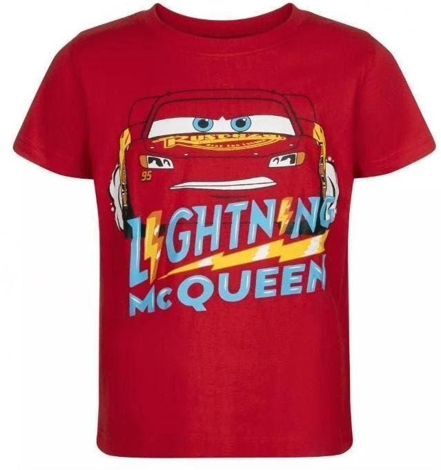 Disney Cars T-shirt - McQueen - Maat 110/116 - 122/128, Kinderen en Baby's, Kinderkleding | Maat 122, Nieuw, Jongen, Shirt of Longsleeve