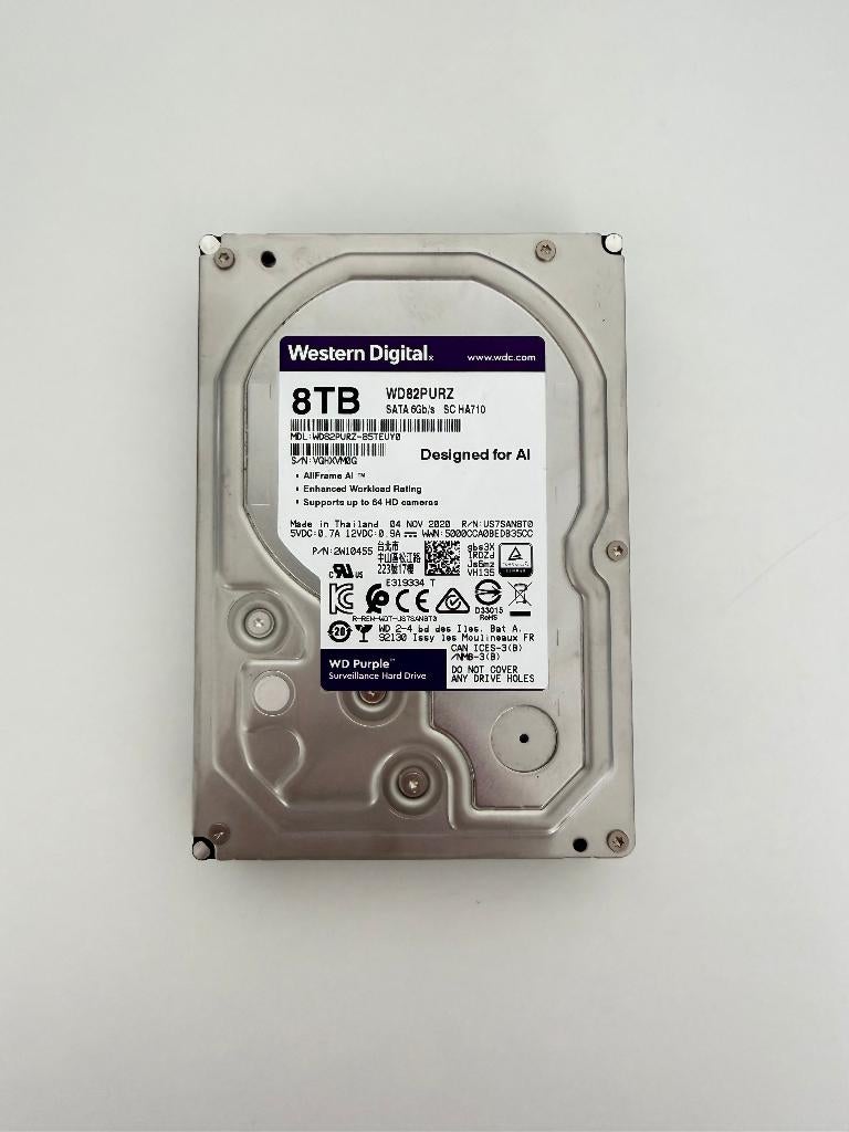 13x 8TB Harde Schijf– WD Ultrastar DC HC320 (Prijs p. stuk), Computers en Software, Harde schijven, Gebruikt, Desktop, Intern