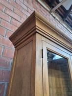 Eiken buffetkast/vitrinekast art:95/26, Huis en Inrichting, Ophalen, Met deur(en), 200 cm of meer, 150 tot 200 cm