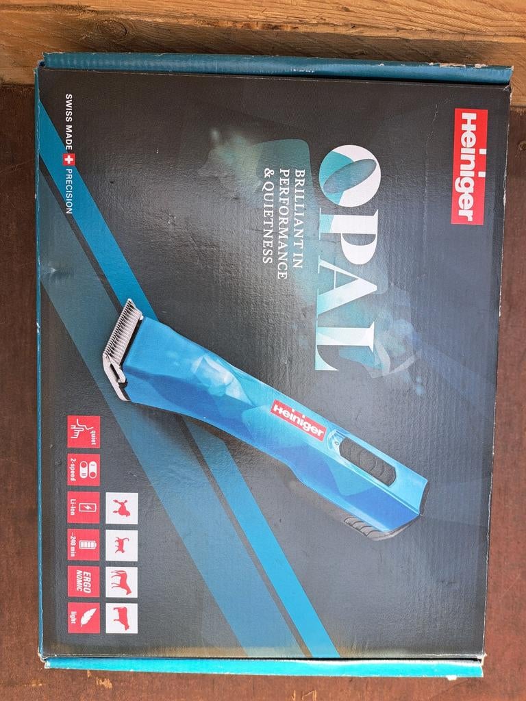 Heiniger opal met 2 accus, Enlèvement