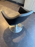 6 kappersstoelen, Huis en Inrichting, Ophalen, Zo goed als nieuw, Zwart, Vijf, Zes of meer stoelen