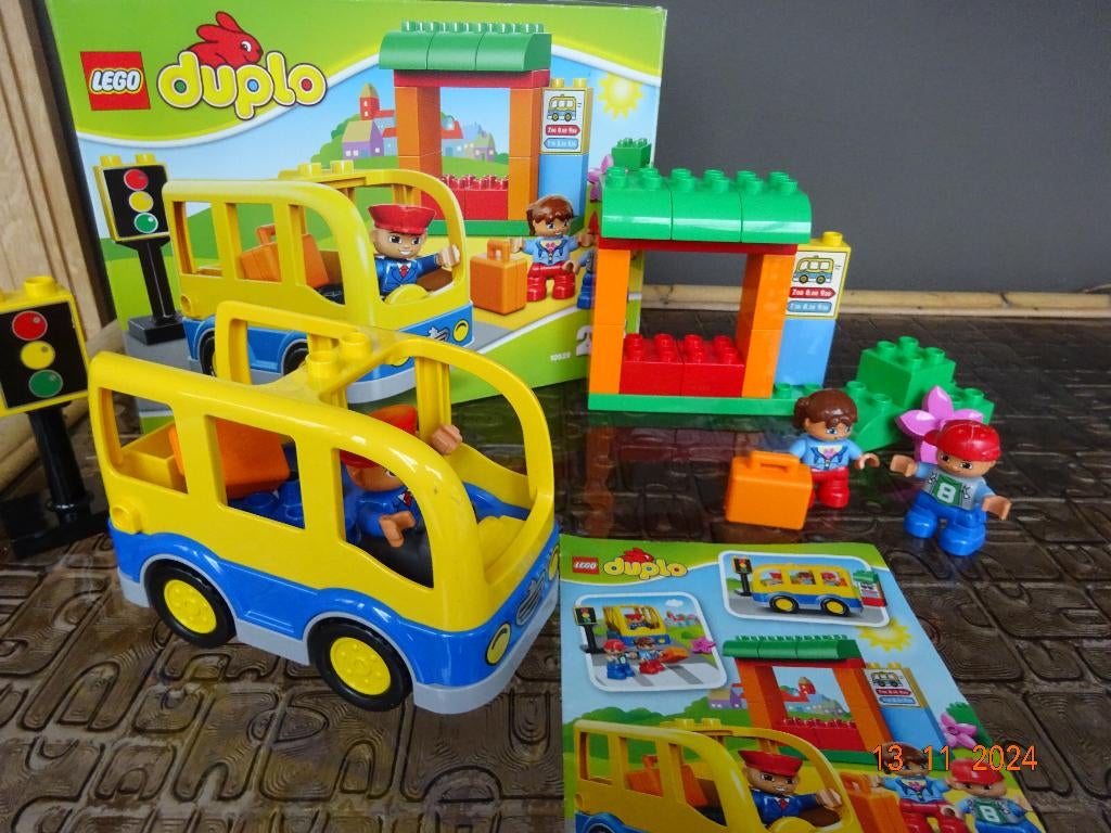 DUPLO Schoolbus - 10528*VOLLEDIG*PRIMA STAAT*, Kinderen en Baby's, Speelgoed | Duplo en Lego, Duplo, Complete set, Ophalen of Verzenden