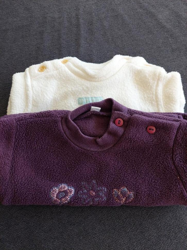 Set van 2 babytruitjes, Kinderen en Baby's, Babykleding | Maat 62, Gebruikt, Meisje, Truitje of Vestje, Ophalen of Verzenden