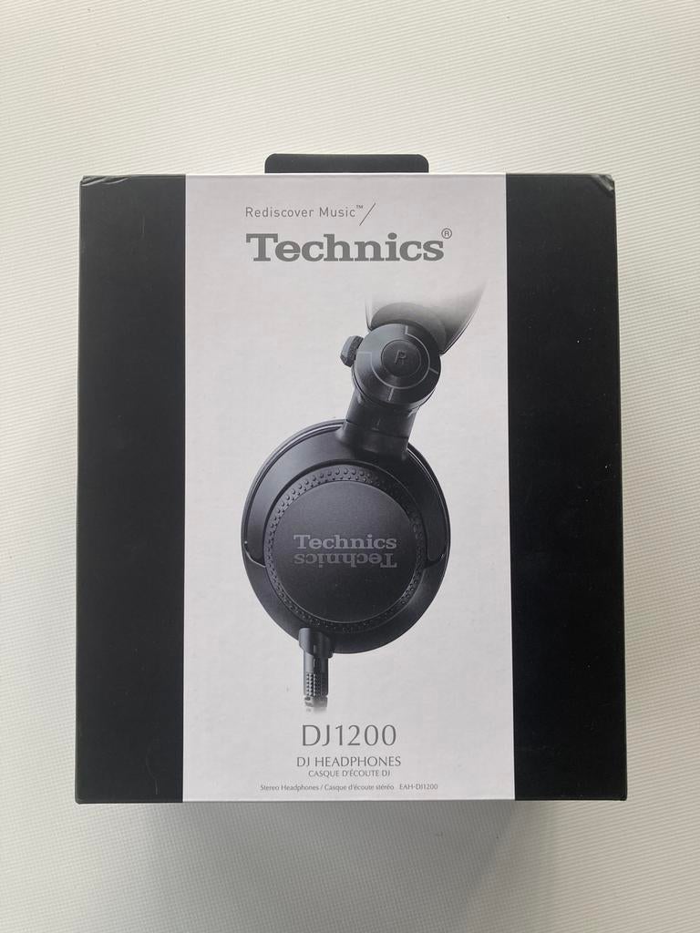Technics 1200 dj koptelefoon + case, Ophalen of Verzenden, Zo goed als nieuw