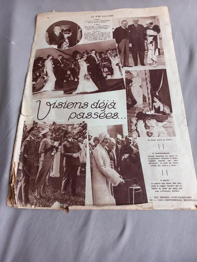 Revue Le Soir Illustré  - La Belgique pleure la Reine Astrid, Collections, Enlèvement ou Envoi