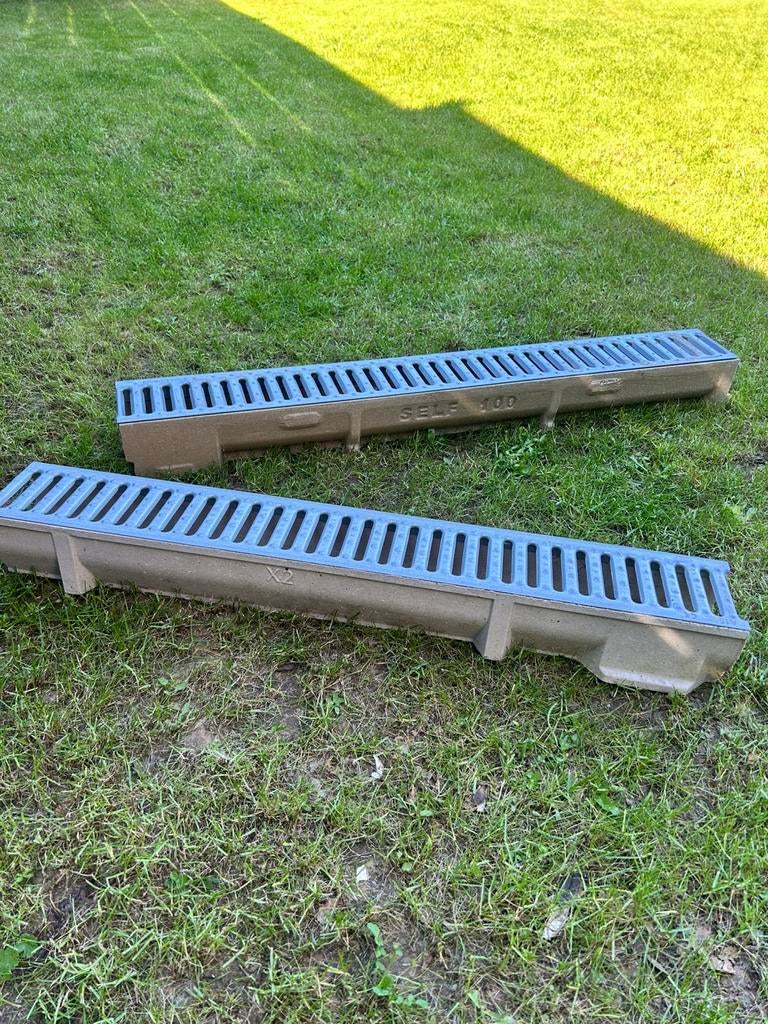 Afvoergoten nieuw 2 stuks, Ophalen, Zo goed als nieuw, Afvoer