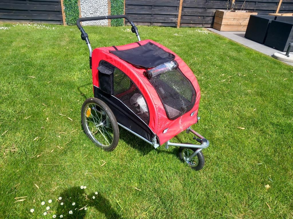 Remorque vélo pour chien, Remorque pour chien, Pliable, 20 à 40 kg, Comme neuf