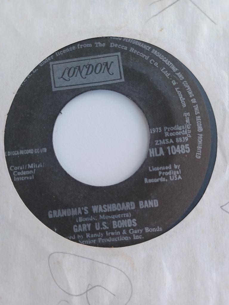 Funk 45: Gary U.S. Bonds – Grandma's Washboard Band, Cd's en Dvd's, Vinyl Singles, Gebruikt, Single, 1970 - 1979, R&B en Soul