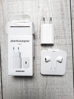Chargeur rapide pour iPhone 25 W et écouteurs filaires , Enlèvement ou Envoi, Neuf, Apple iPhone