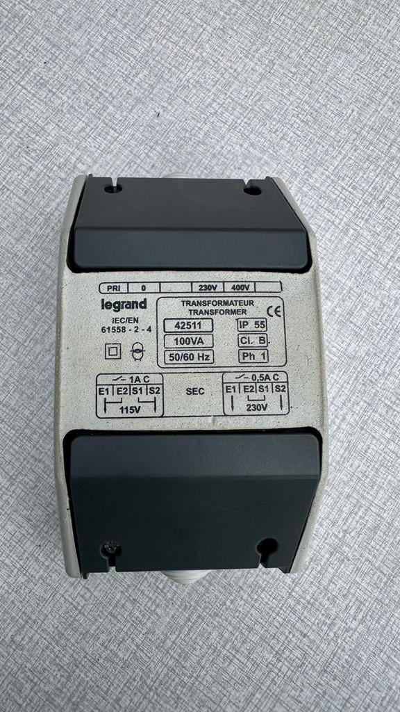 Scheidingstransformator, Enlèvement, Comme neuf