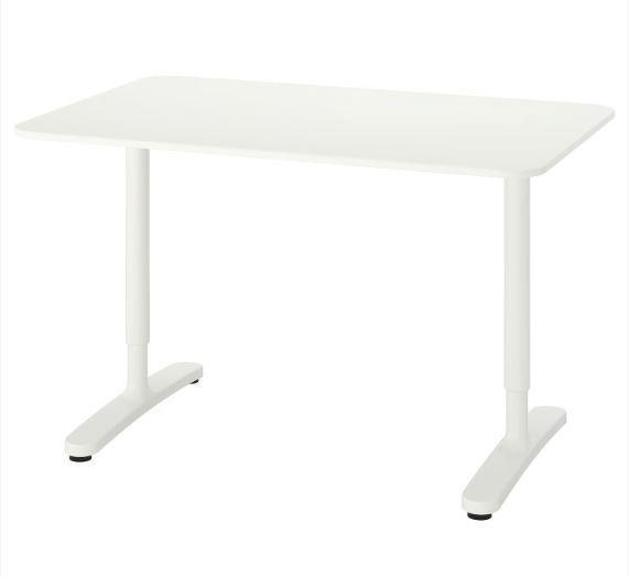 Trois tables / bureaux IKEA Bekant, Maison & Meubles, Bureaux, Comme neuf, Bureau, Réglable en hauteur, Enlèvement