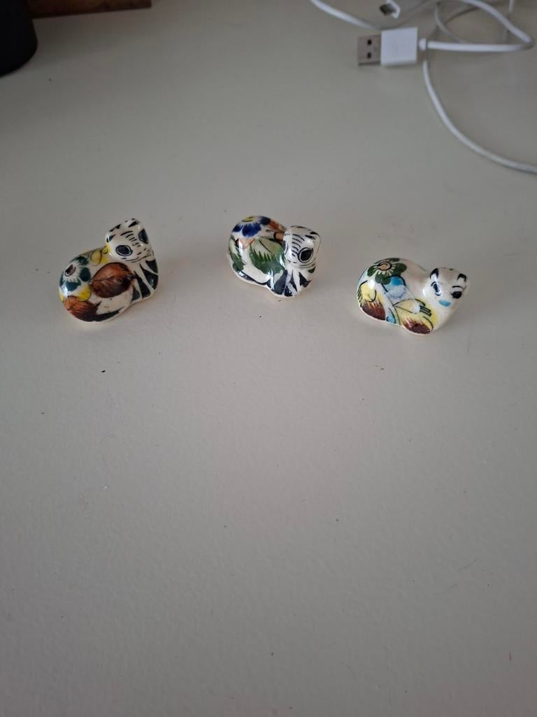 Retro stenen beeldjes slakjes, Ophalen of Verzenden