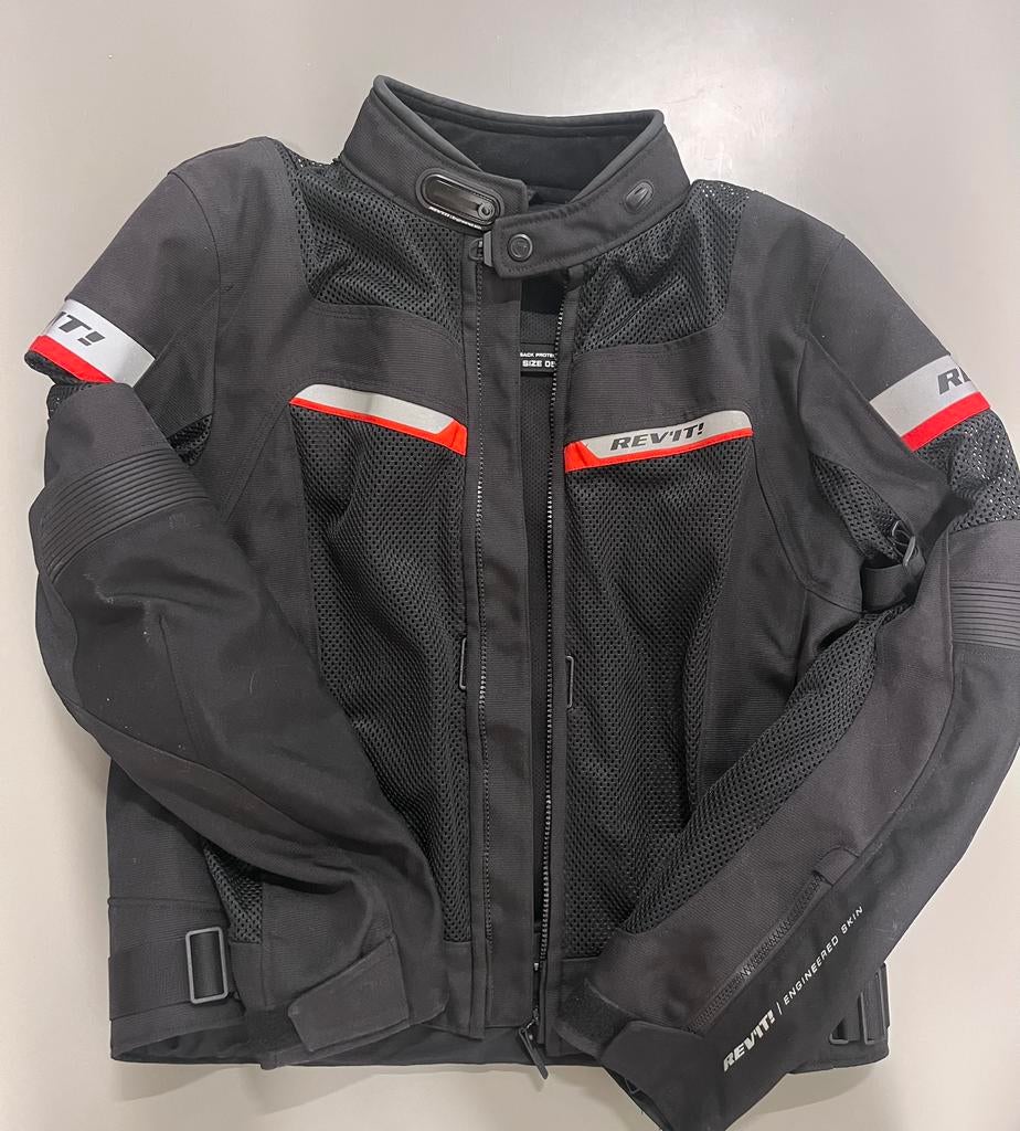 Gilet de moto Rev'it avec un gilet intérieur taille L, Motos, Enlèvement, Seconde main, Femmes, Manteau | tissu