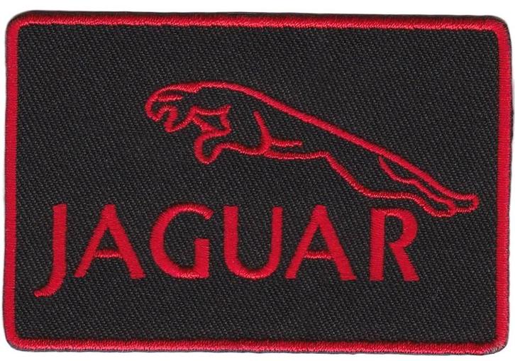 Jaguar stoffen opstrijk patch embleem #3, Collections, Marques automobiles, Motos & Formules 1, Neuf, Envoi