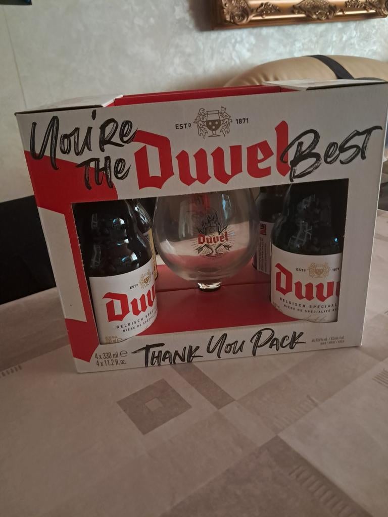 Duvel box, Ophalen
