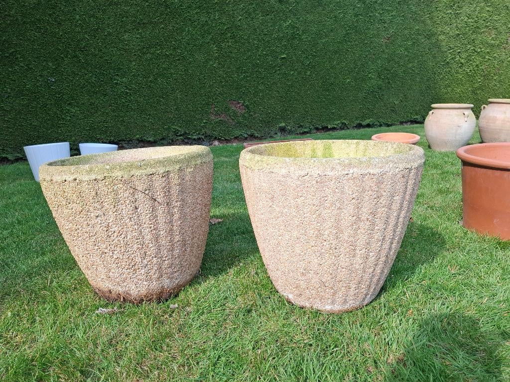 bloembakken, Tuin en Terras, Ophalen, Gebruikt, Steen, Balkon