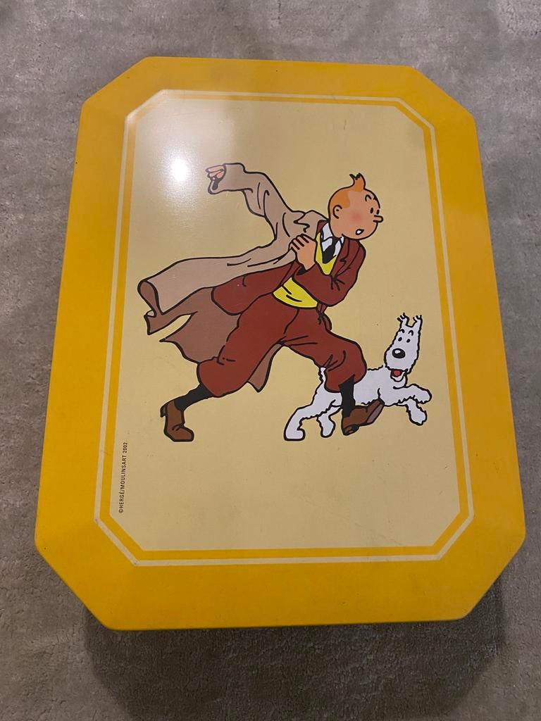 Boîte à biscuits Tintin-Tintin/Delacre édition limitée, Collections, Enlèvement ou Envoi, Tintin, Comme neuf