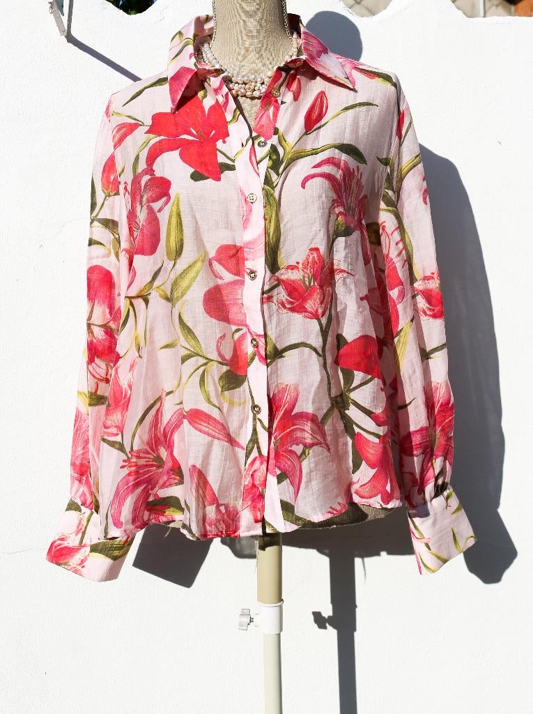 Prachtige blouse van Zara - maat L, Kleding | Dames, Blouses en Tunieken, Zara, Ophalen of Verzenden, Nieuw, Maat 38/40 (M)