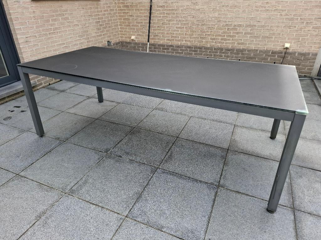 Tuintafel, Tuin en Terras, Ophalen, Gebruikt, Rechthoekig, Overige materialen