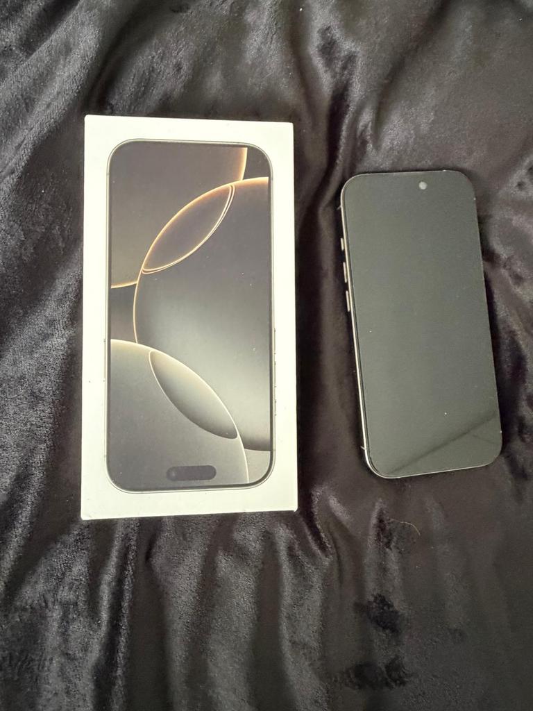 Iphone 16 pro 128GB Titanium Grey, Télécoms, Téléphonie mobile | Apple iPhone, Enlèvement, Comme neuf, IPhone 16