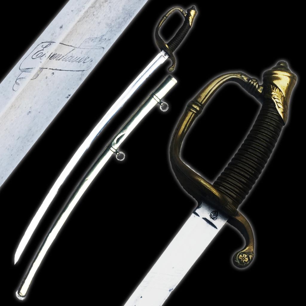 🚨Exceptionnel sabre Hollandais M 1852 Clem & Jung XIX #54, Envoi, Armée de terre, Épée ou sabre