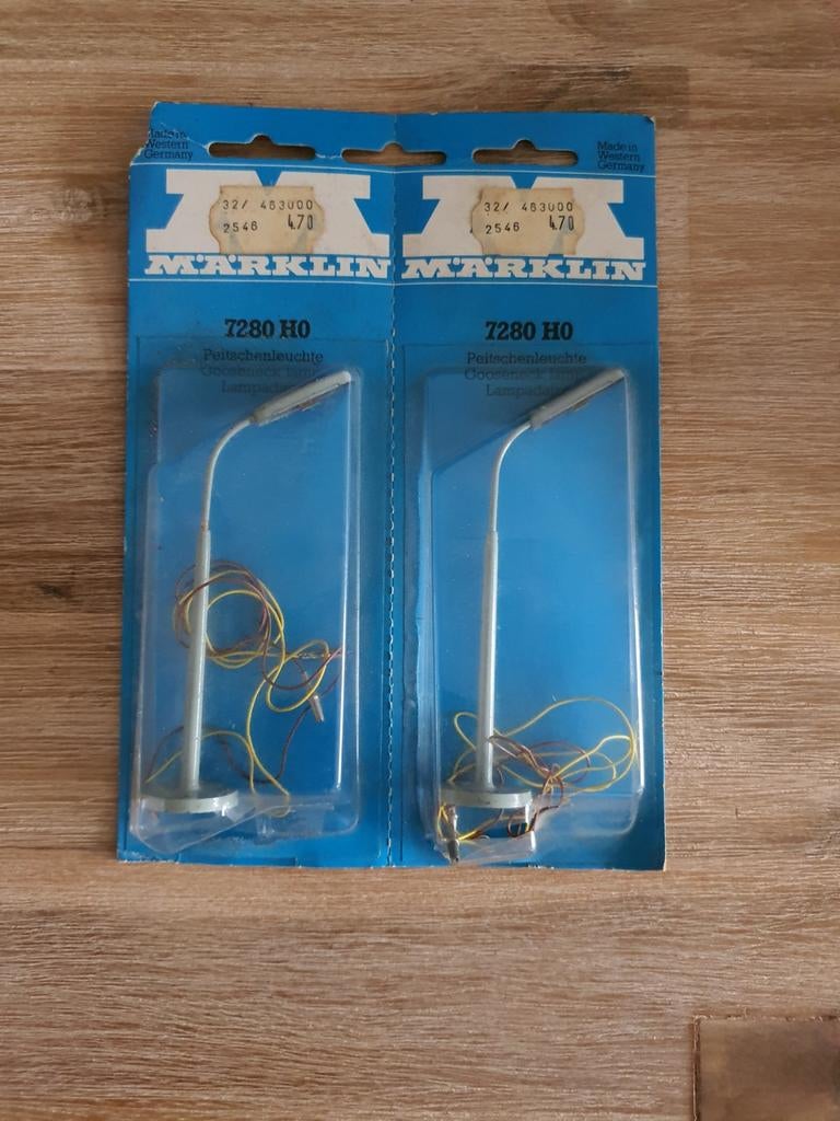 Marklin ho 60s lantaarns 3stuks, Enlèvement