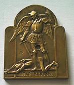 Medal Stad Brussel 1959-1981 by Dubois, Postzegels en Munten, Penningen en Medailles, Verzenden, Brons