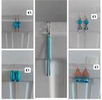 Partijtje oorbellen, Bijoux, Sacs & Beauté, Boucles d'oreilles, Neuf, Enlèvement ou Envoi, Autres matériaux, Bleu