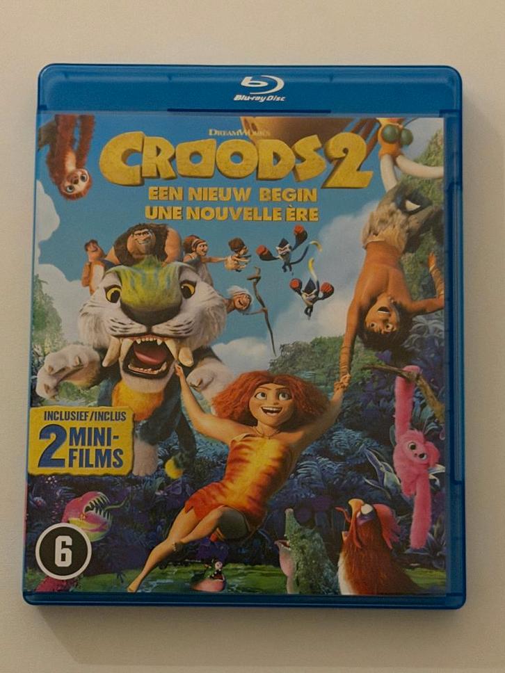 Croods 2 - A New Age (Blu-ray), Cd's en Dvd's, Blu-ray, Gebruikt, Tekenfilms en Animatie, Ophalen of Verzenden