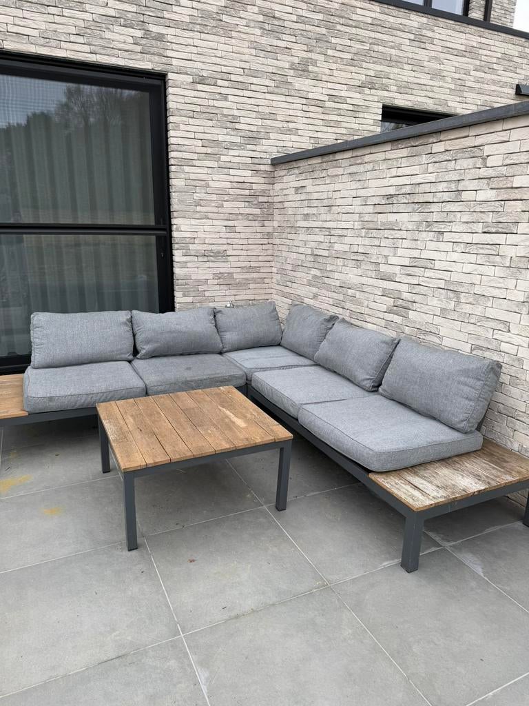 Loungeset, Tuin en Terras, Ophalen, Zo goed als nieuw, Loungeset