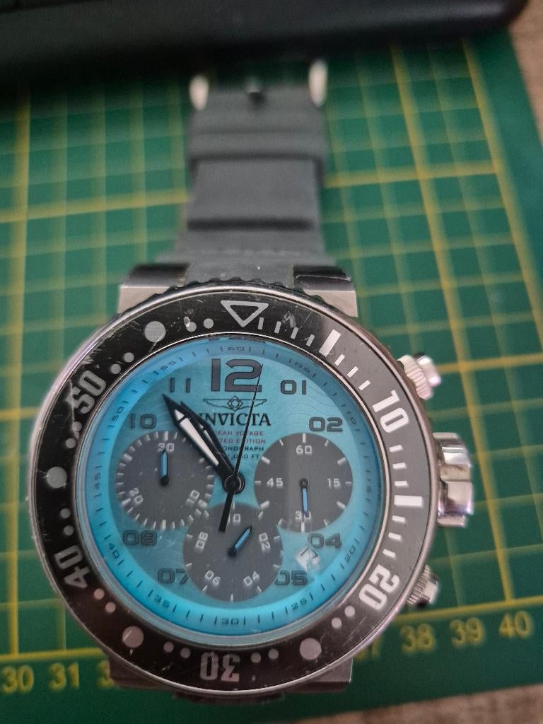 Horloge Invicta Ocean Voyage, Overige merken, Gebruikt, Staal, Polshorloge
