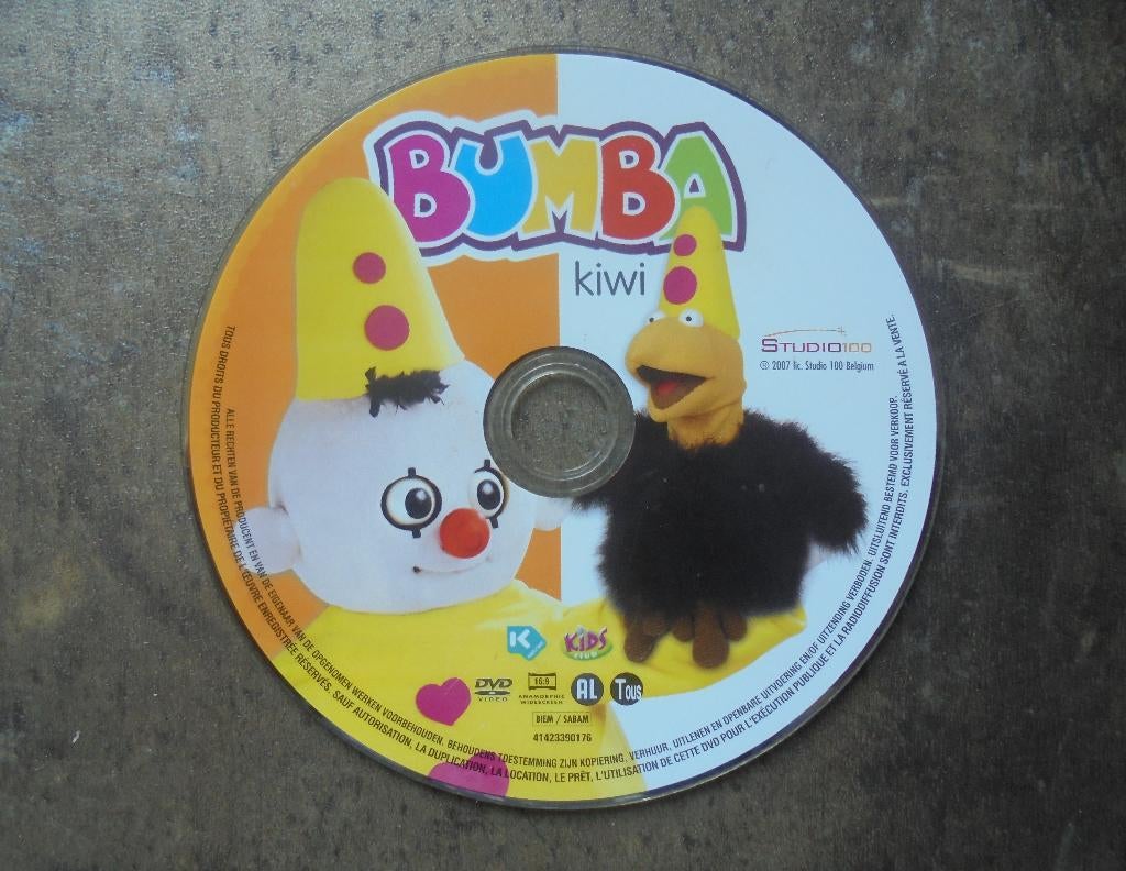DVD Bumba Kiwi (zie foto's), Europees, Gebruikt, Alle leeftijden, Ophalen of Verzenden