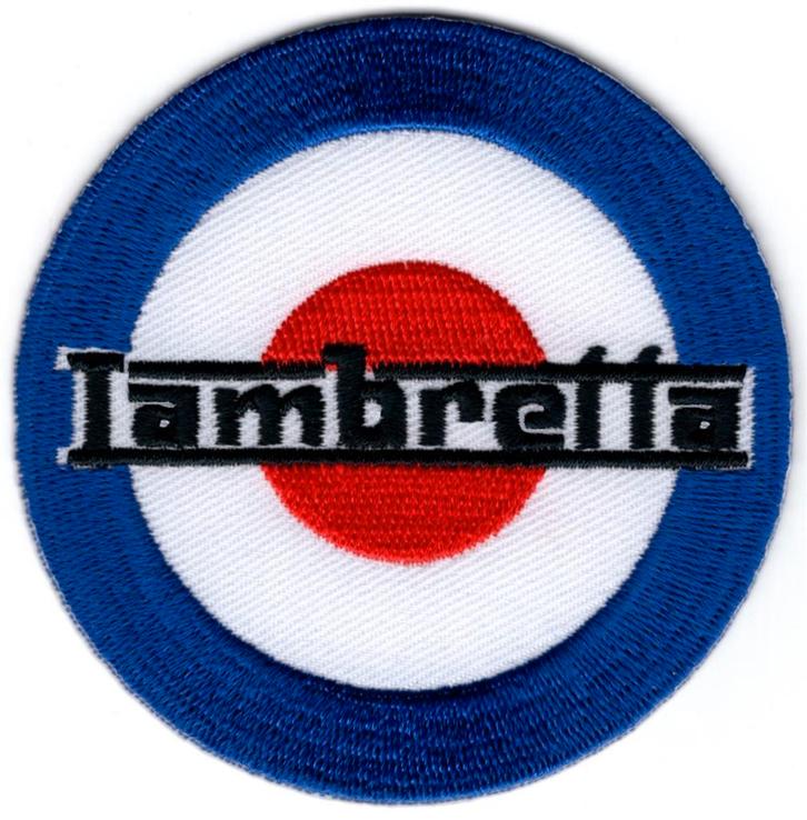 Lambretta stoffen opstrijk patch embleem #1, Motoren, Accessoires | Overige, Nieuw, Verzenden