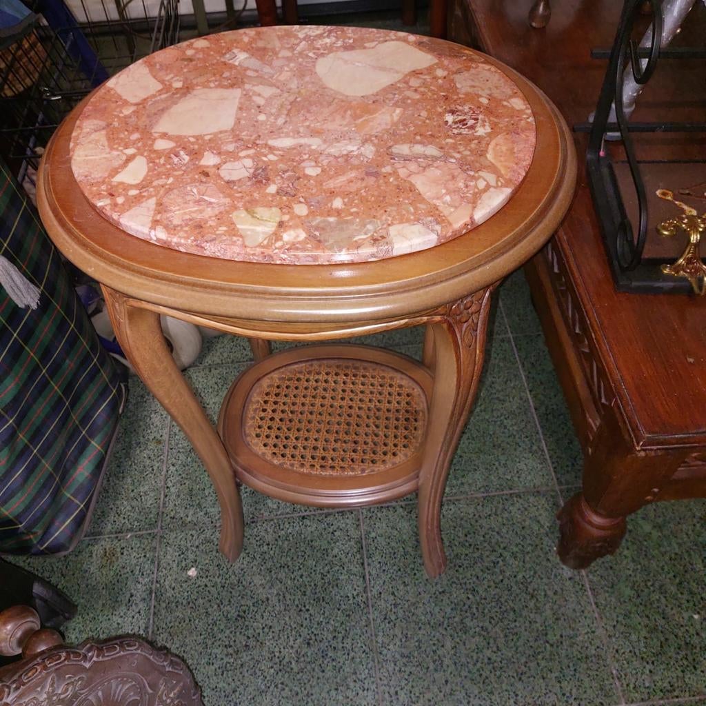 Mooi tafeltje met marmeren blad, Antiek en Kunst, Ophalen