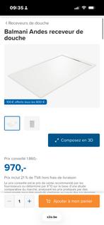 Receveur de douche 160x100 cm – neuf (jamais installé), Enlèvement, Neuf, Autres types