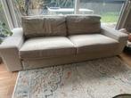 Zetel sofa 3-zit + 2-zit + poef, Huis en Inrichting, Ophalen, Gebruikt, Rechte bank