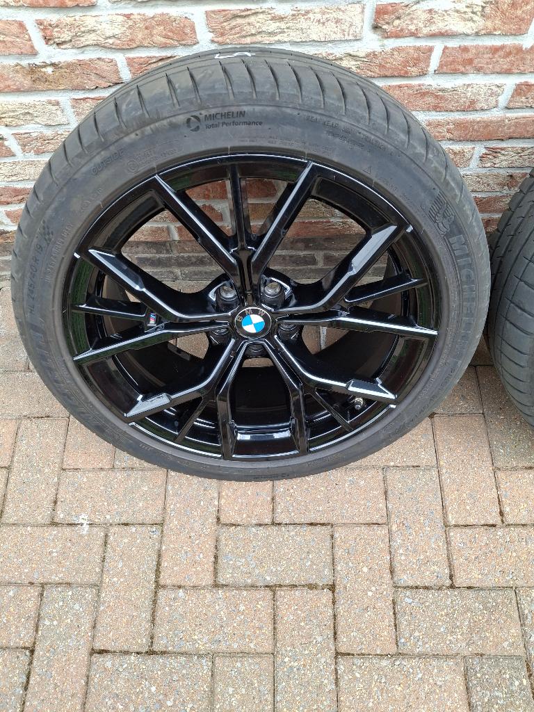 Originele BMw 5serie G30 G31 styling 845M 19inch zwart, Autos : Pièces & Accessoires, Pneus & Jantes, Pneus et Jantes, 245 mm