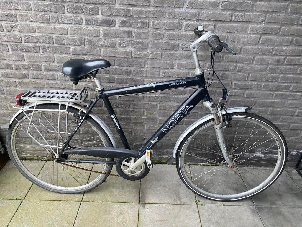 Aluminium herenfiets Norta 28 inch in goede staat,7 versnell, Enlèvement ou Envoi, Comme neuf, Vitesses
