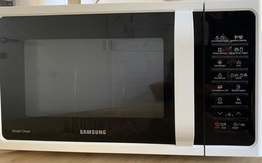 Nette Samsung Combi-Magnetron (28L) – Model 2021 – Veel func, Elektronische apparatuur, Microgolfovens, Gebruikt, Vrijstaand, Combi-microgolfoven