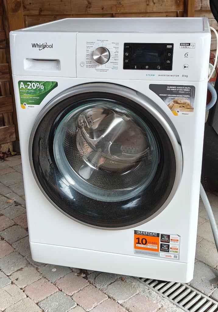 Whirlpool FFD 8489E BSV BE wasmachine, Elektronische apparatuur, Wasmachines, Gebruikt, Voorlader, 8 tot 10 kg, Energieklasse A of zuiniger