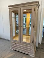 Vitrinekast met verlichting, Huis en Inrichting, Kasten | Vitrinekasten, Ophalen, Zo goed als nieuw