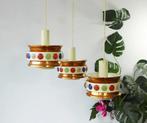 Zeldzame Vintage Hanglamp Space Age Cascade Lamp Jaren 60 70, Verzenden