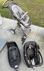 Landeau Stokke + Maxi knusse kinderwagen - Stokke, Kinderen en Baby's, Kinderwagens en Combinaties, Kinderwagen, Verstelbare duwstang