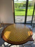 table marocaine, Huis en Inrichting, Tafels | Eettafels, Overige materialen, 100 tot 150 cm, 100 tot 150 cm, Rond