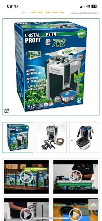 Jbl aquarium filter e702 beschikbaar voor biedingen