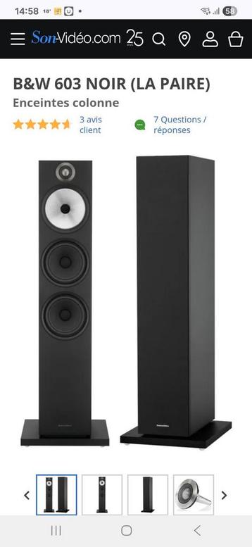 Bowers and wilkins 603 s1 beschikbaar voor biedingen